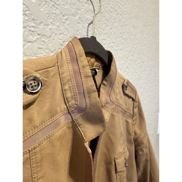 White House Black Market Womens Tan Jacket Size 4 - Picture 3 of 6